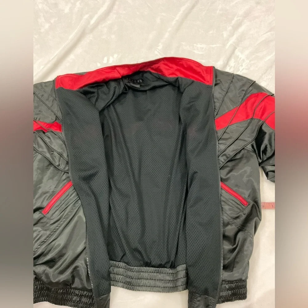 Jordan Black and Red Men's Track Jacket